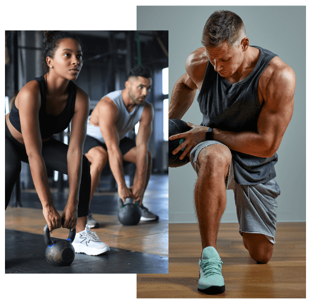 People working out